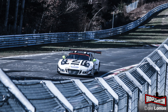 2016 Porsche GT3R testing on the Nürburgring Nordschleife