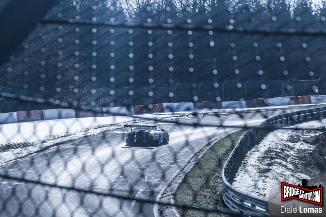 2016 Porsche GT3R testing on the Nürburgring Nordschleife Pflanzgarten