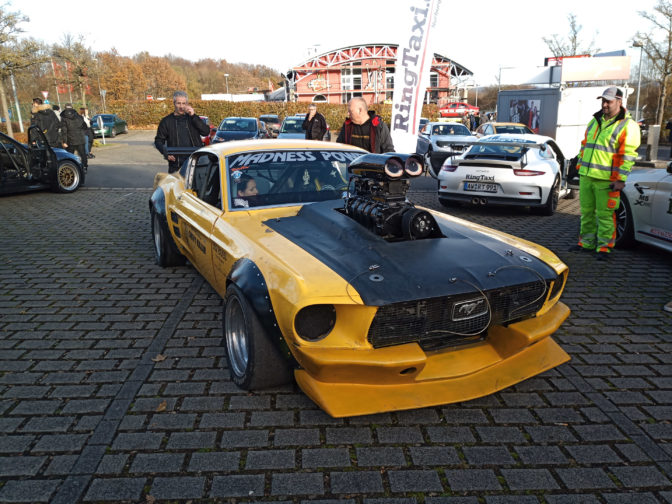 Børning 3 Mustang and Polizei Nürburgring car park