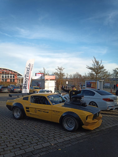 Børning 3 Mustang and Polizei Nürburgring car park