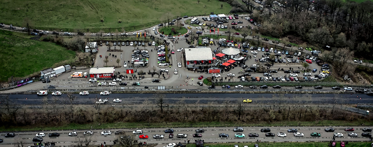 The current Nordschleife Zufahrt